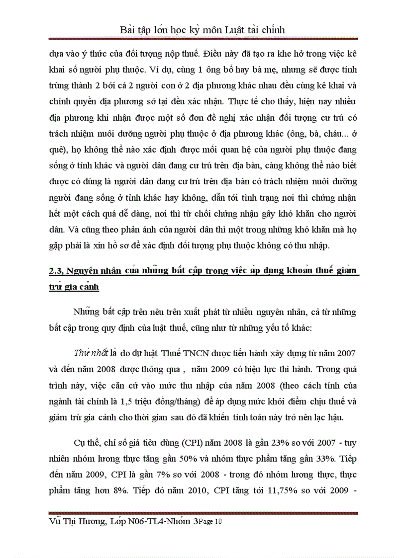 image for page Bài tập lớn học kỳ môn Luật tài chính giảm trừ gia cảnh trong luật thuế thu nhập cá nhân