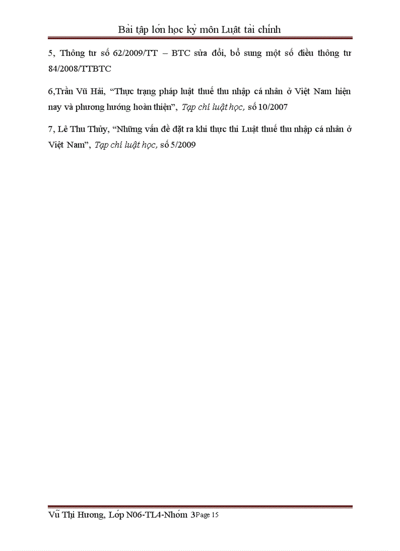 image for page Bài tập lớn học kỳ môn Luật tài chính giảm trừ gia cảnh trong luật thuế thu nhập cá nhân