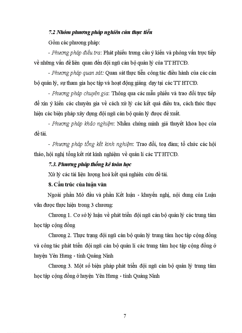 image for page Phát triển đội ngũ cán bộ quản lý các trung tâm học tập cộng đồng trên địa bàn huyện Yên Hưng tỉnh Quảng Ninh