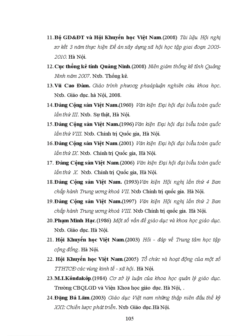 image for page Phát triển đội ngũ cán bộ quản lý các trung tâm học tập cộng đồng trên địa bàn huyện Yên Hưng tỉnh Quảng Ninh