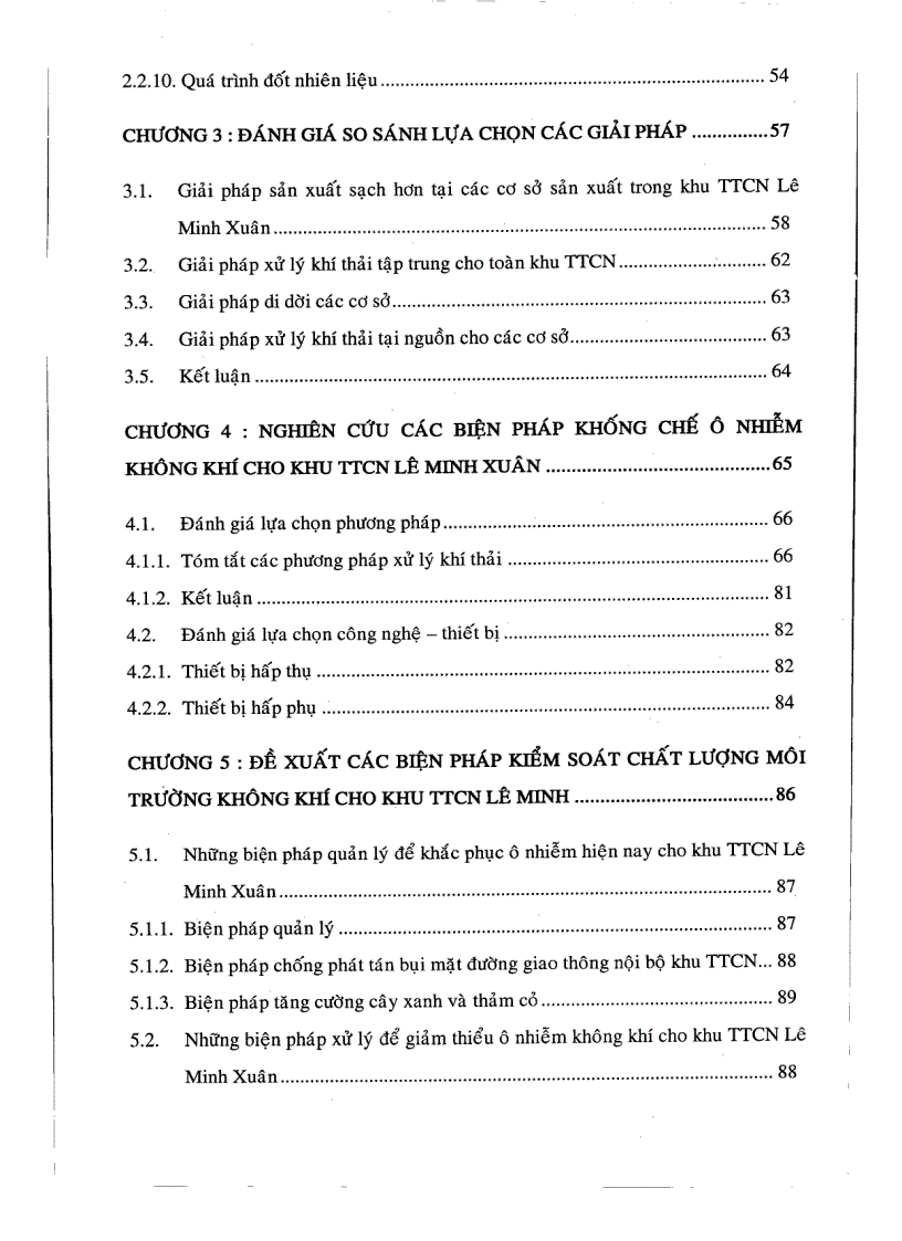 image for page Nghiên cứu đề xuất các giải pháp kiểm soát chất lượng môi trường không khí do hoạt động của các cơ sở tiểu thủ công nghiệp tại khu công nghiệp Lê Minh Xuân