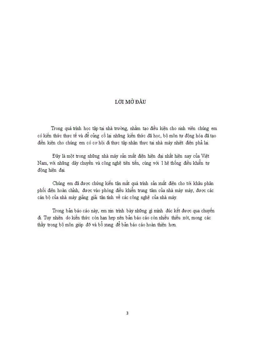 image for page Báo cáo đi thực tập nhận thức nhà máy nhiệt điện Phả Lại