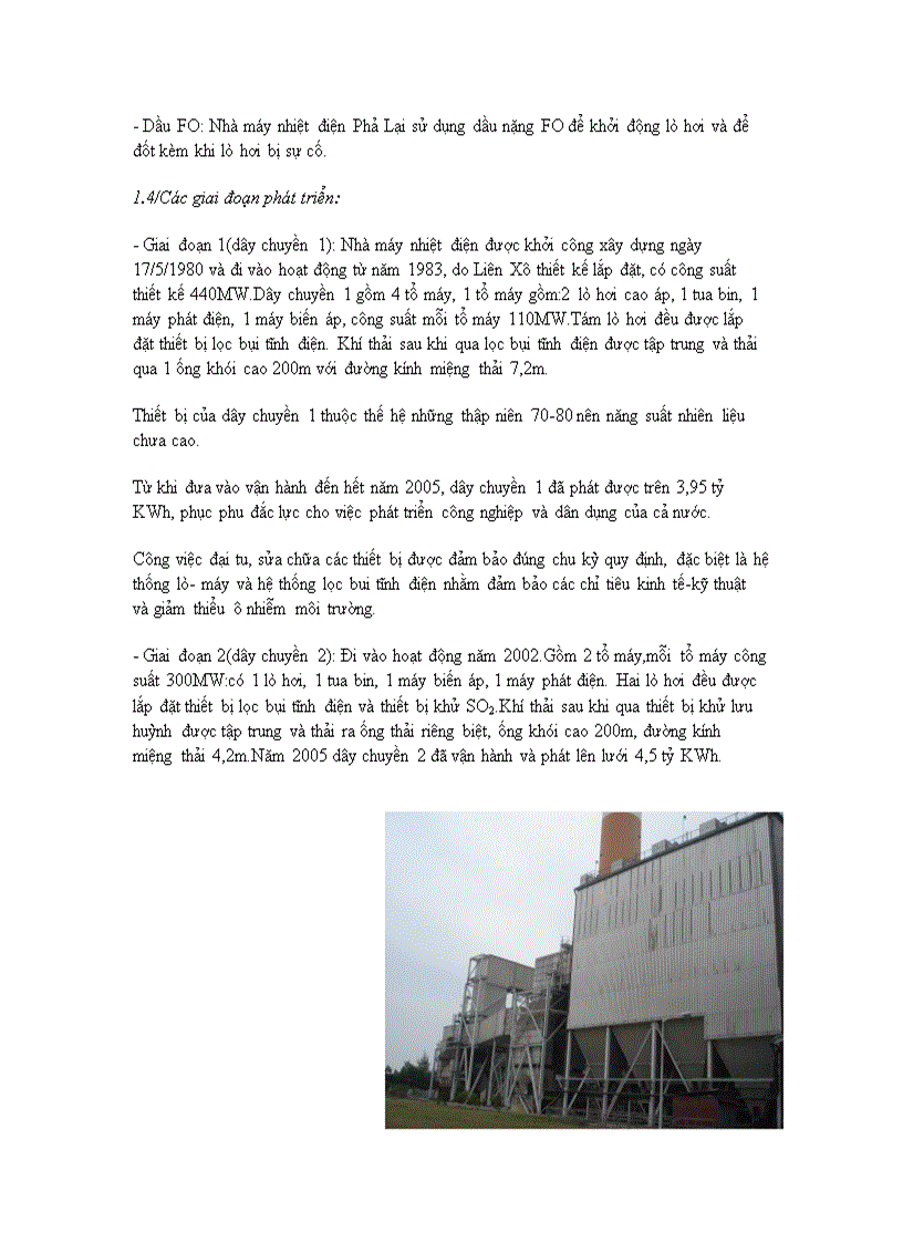 image for page Báo cáo đi thực tập nhận thức nhà máy nhiệt điện Phả Lại