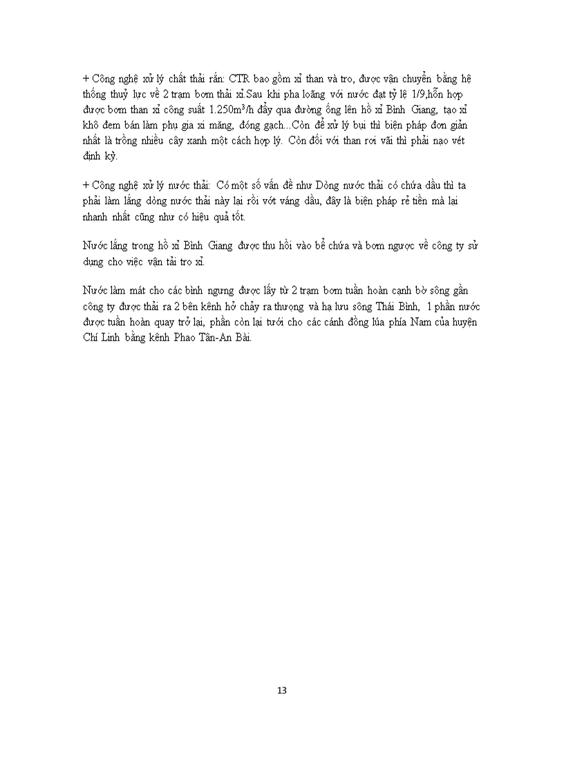 image for page Báo cáo đi thực tập nhận thức nhà máy nhiệt điện Phả Lại