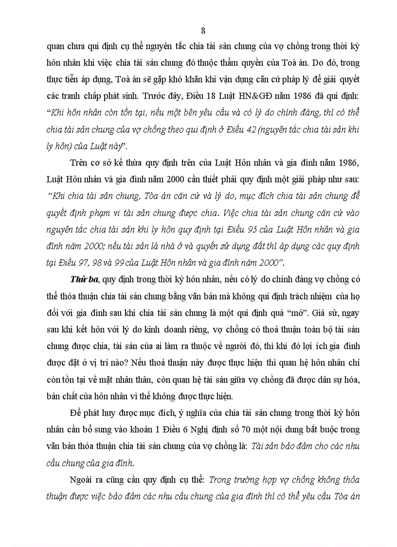 image for page Những vướng mắc bất cập và hướng hoàn thiện quy định của Luật hôn nhân và gia đình về chế độ tài sản của vợ chồng