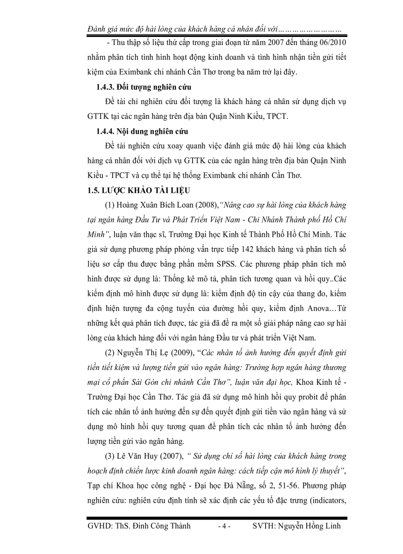 image for page Đánh giá mức độ hài lòng của khách hàng cá nhân đối với dịch vụ gửi tiên tiết kiệm tại hệ thống Eximbank Chi nhánh Cần Thơ