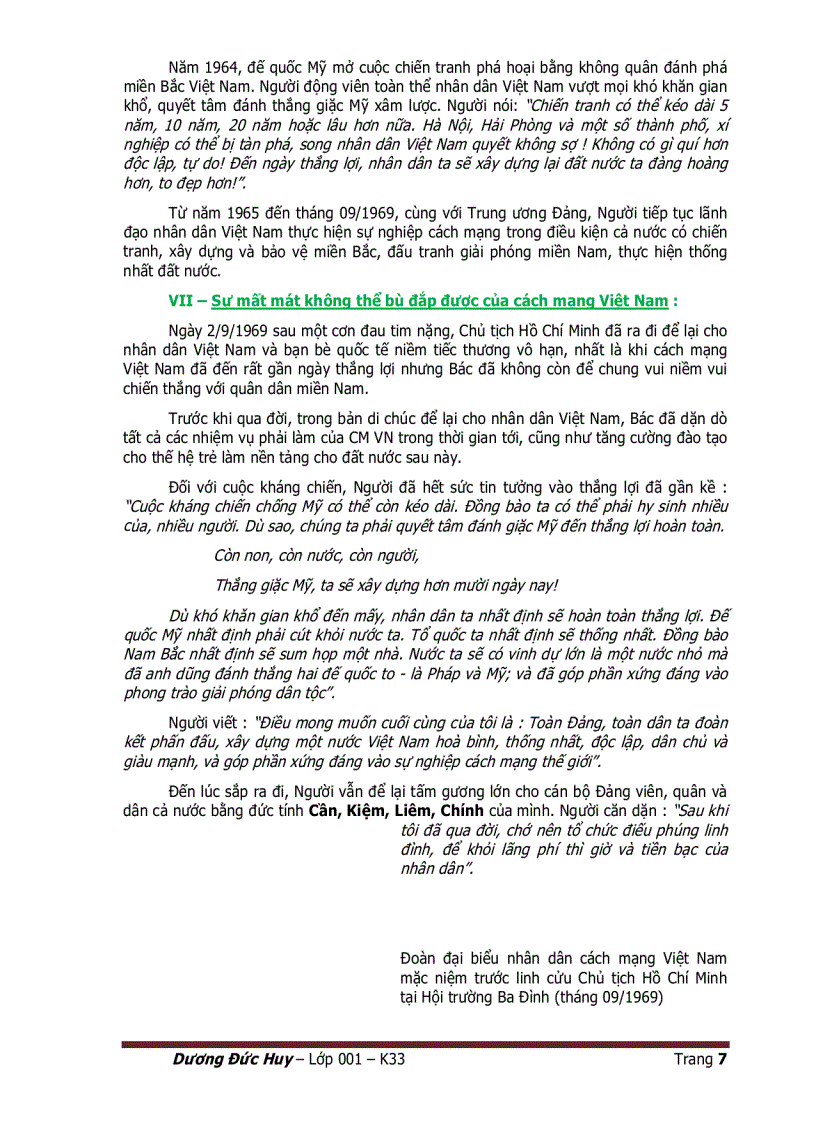 image for page Bài thu hoạch tham quan bảo tàng Hồ Chí Minh về xây dựng Đảng ta thực sự trong sạch vững mạnh là đạo đức là văn minh