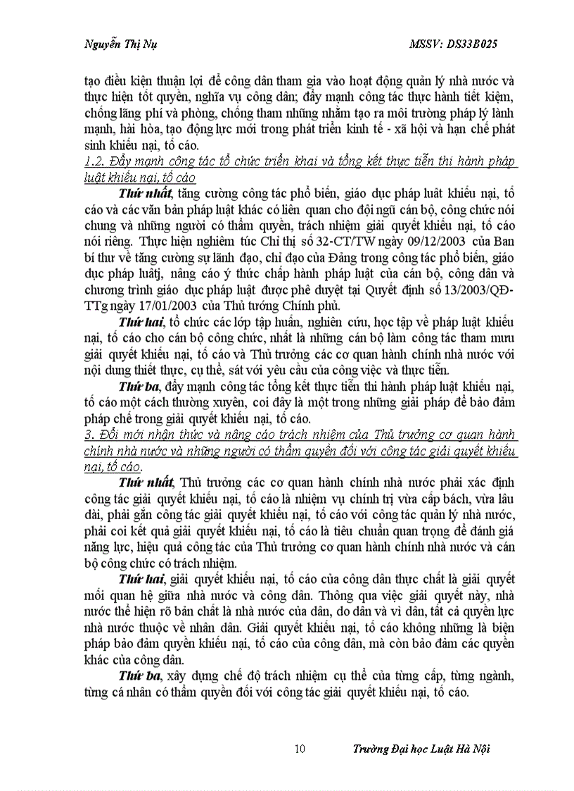 image for page Vai trò của khiếu nại tố cáo và giải quyết khiếu nại tố cáo đối với việc đảm bảo pháp chế trong quản lý hành chính nhà nước