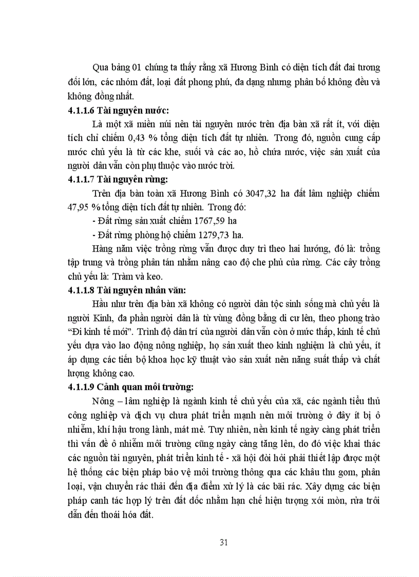 image for page Đánh giá đất phục vụ cho việc phát triển cây cao su trên địa bàn xã Hương Bình huyện Hương Trà tỉnh Thừa Thiên Huế