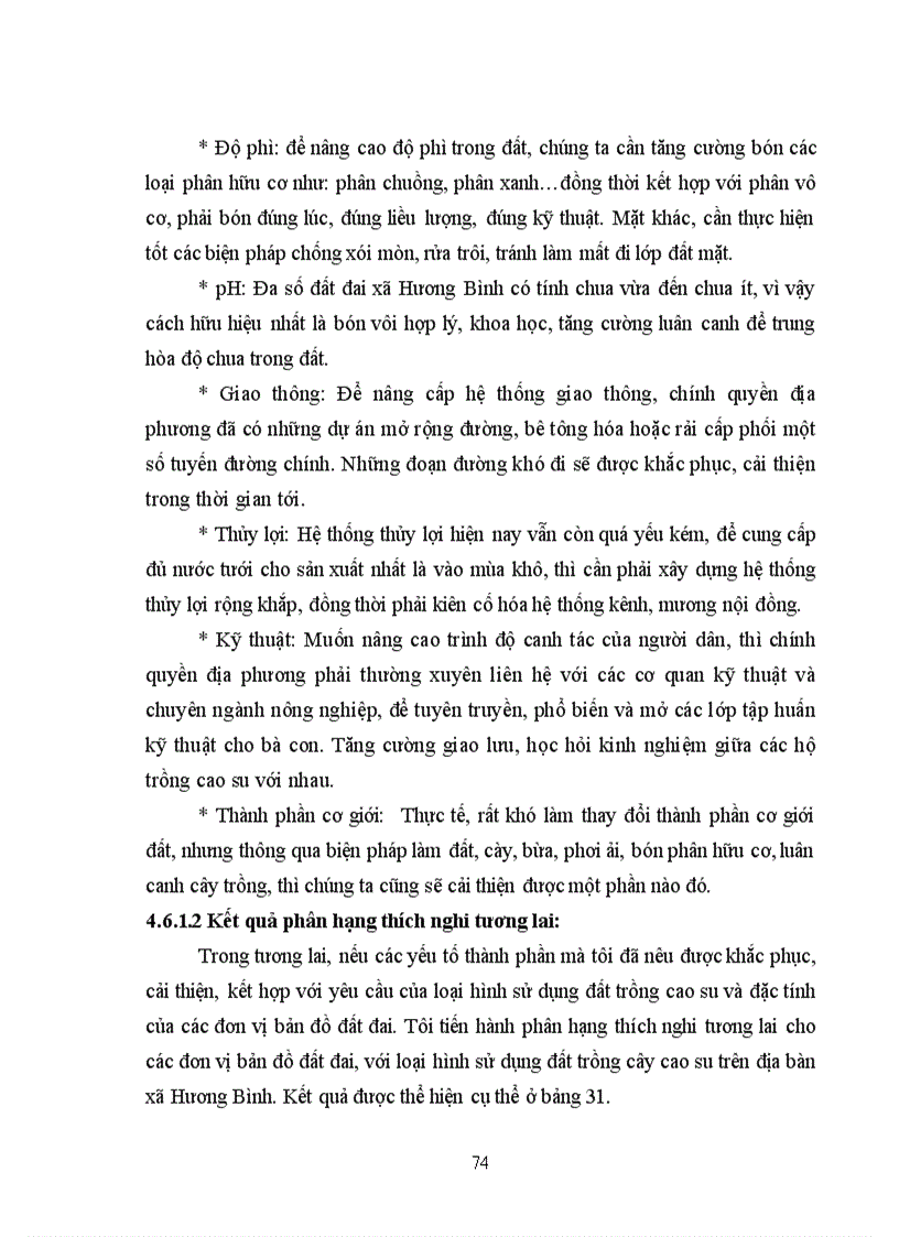 image for page Đánh giá đất phục vụ cho việc phát triển cây cao su trên địa bàn xã Hương Bình huyện Hương Trà tỉnh Thừa Thiên Huế