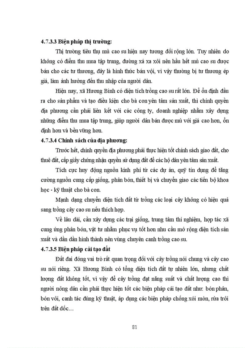 image for page Đánh giá đất phục vụ cho việc phát triển cây cao su trên địa bàn xã Hương Bình huyện Hương Trà tỉnh Thừa Thiên Huế