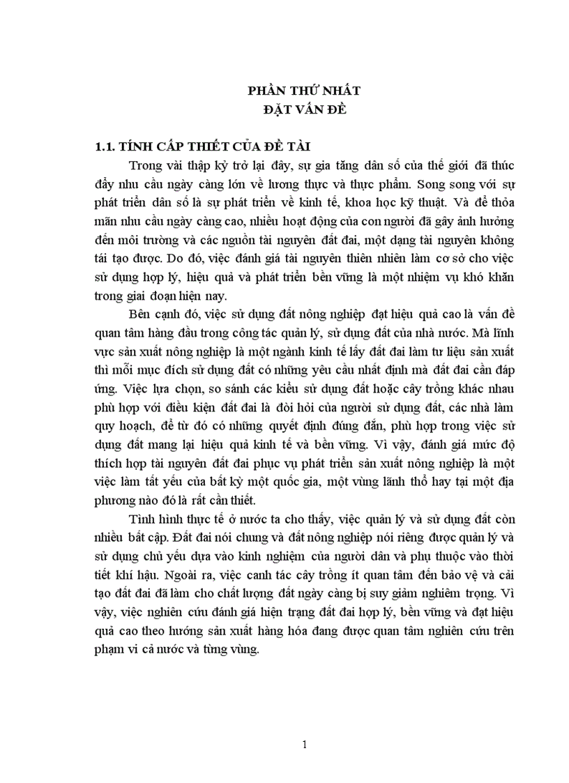 image for page Đánh giá hiện trạng sử dụng đất nông nghiệp của xã Sen Thủy huyện Lệ Thủy tỉnh Quảng Bình Đề xuất một số giải pháp sử dụng đất bền vững