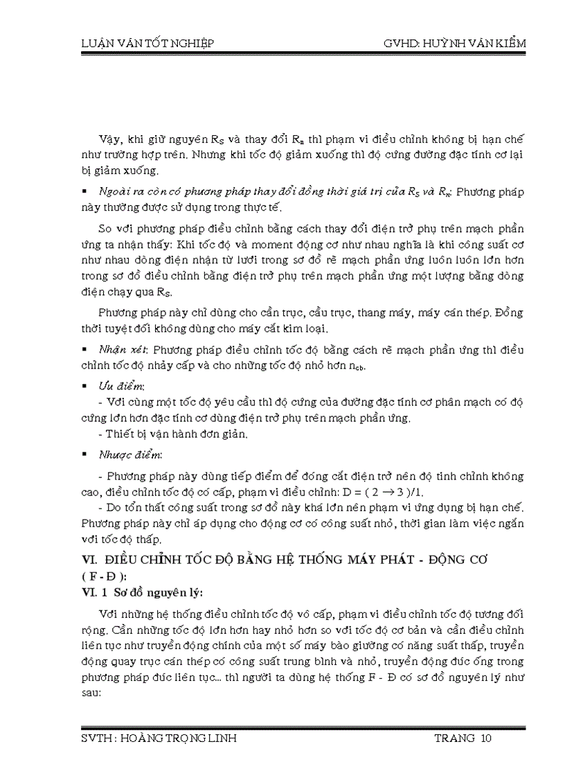 image for page Các phương pháp điều khiển động cơ một chiều kích từ độc lập