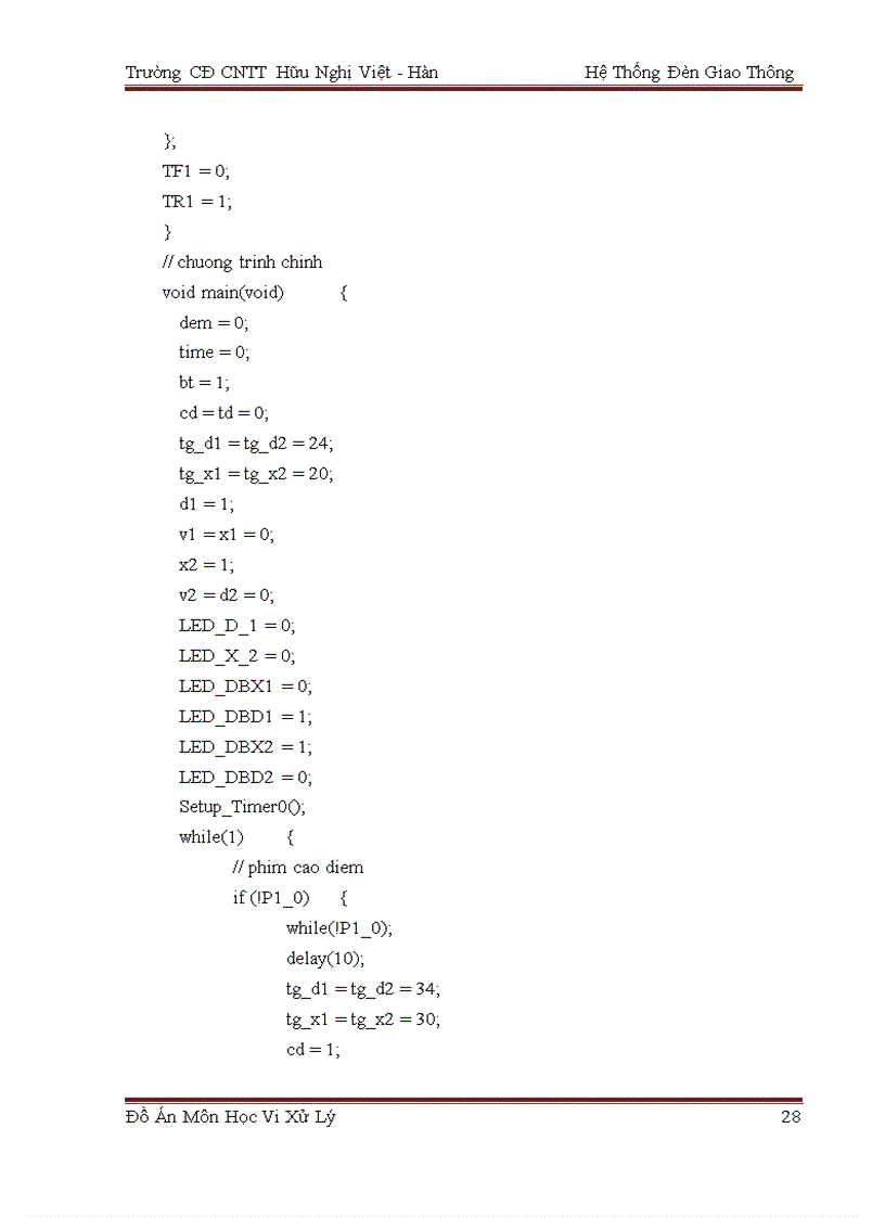image for page Hệ thống điều khiển đèn giao thông lập trinh C