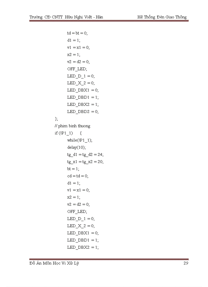 image for page Hệ thống điều khiển đèn giao thông lập trinh C