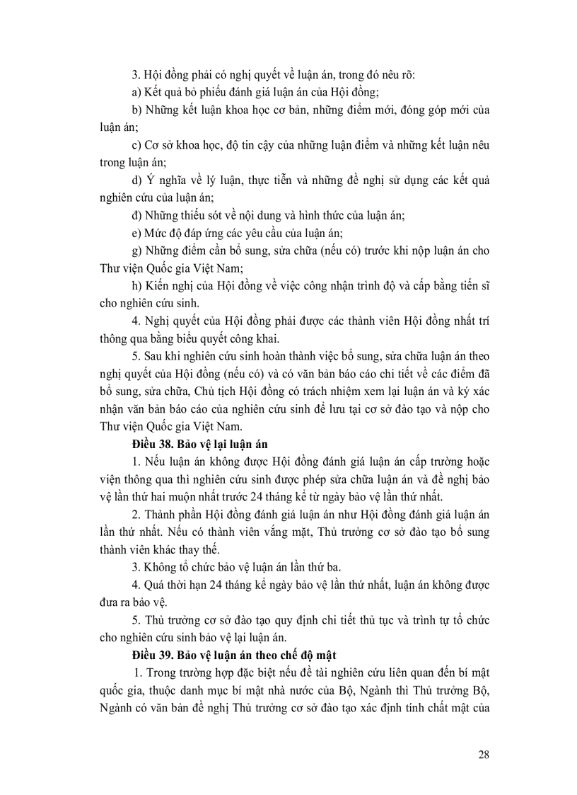 image for page Quy định về đào tạo tiến sỉ