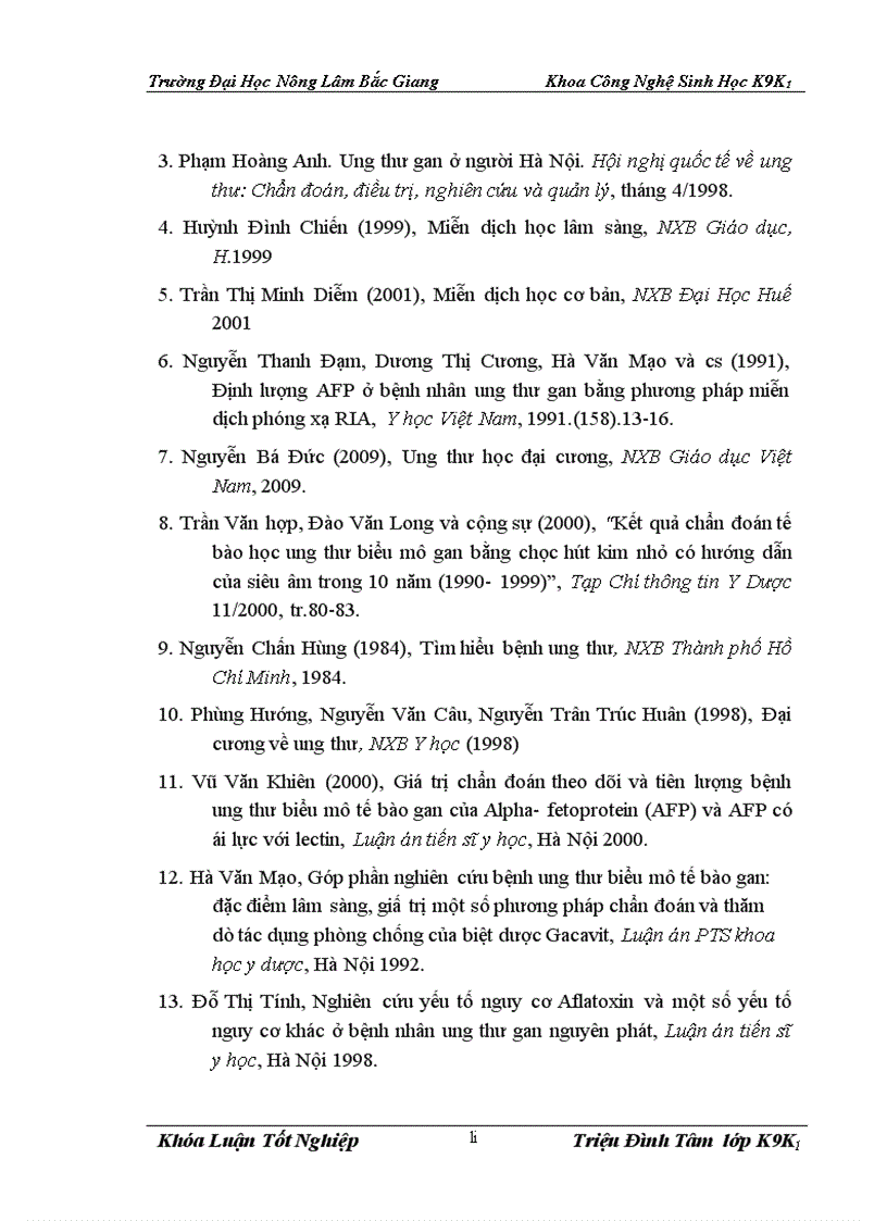 image for page Nghiên cứu tạo dòng tế bào lai sinh kháng thể đơn dòng kháng AFP hỗ trợ chẩn đoán sớm bệnh ung thư tế bào gan ở người