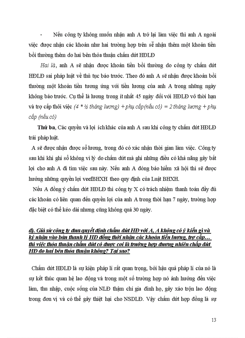 image for page Bài tập học kỳ môn luật lao động đề số