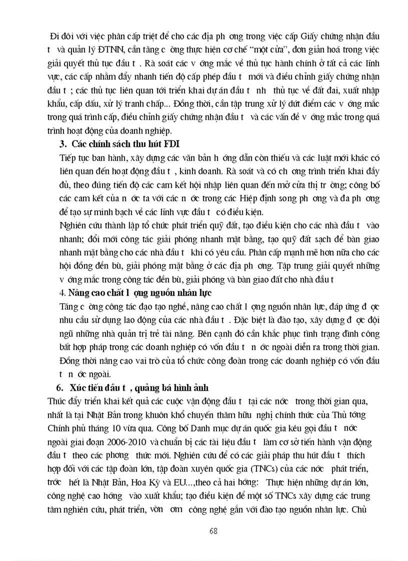 image for page Thực trạng FDI đầu tư vào TP Hồ Chí Minh