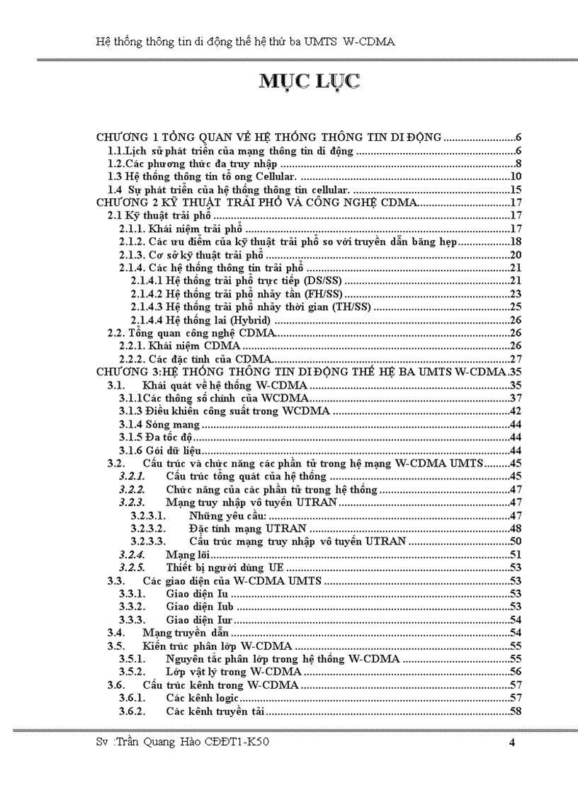 image for page Hệ thống thông tin di động thế hệ thứ ba UMTS W CDMA