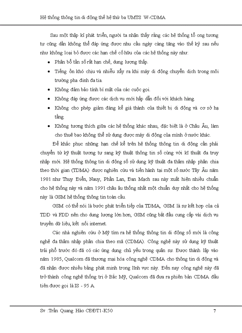 image for page Hệ thống thông tin di động thế hệ thứ ba UMTS W CDMA