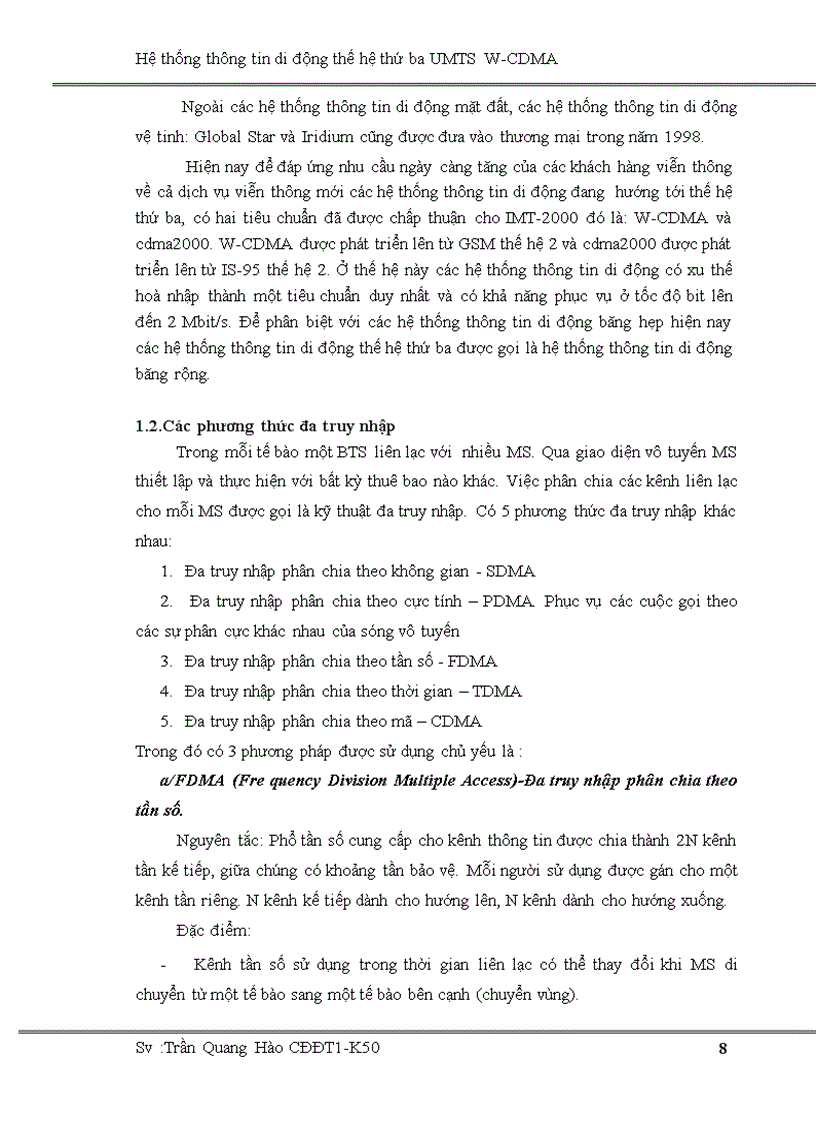 image for page Hệ thống thông tin di động thế hệ thứ ba UMTS W CDMA