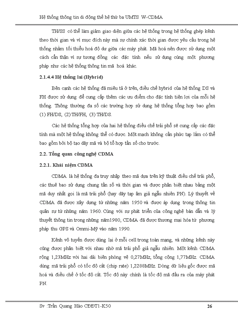 image for page Hệ thống thông tin di động thế hệ thứ ba UMTS W CDMA