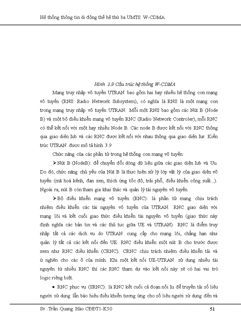 image for page Hệ thống thông tin di động thế hệ thứ ba UMTS W CDMA