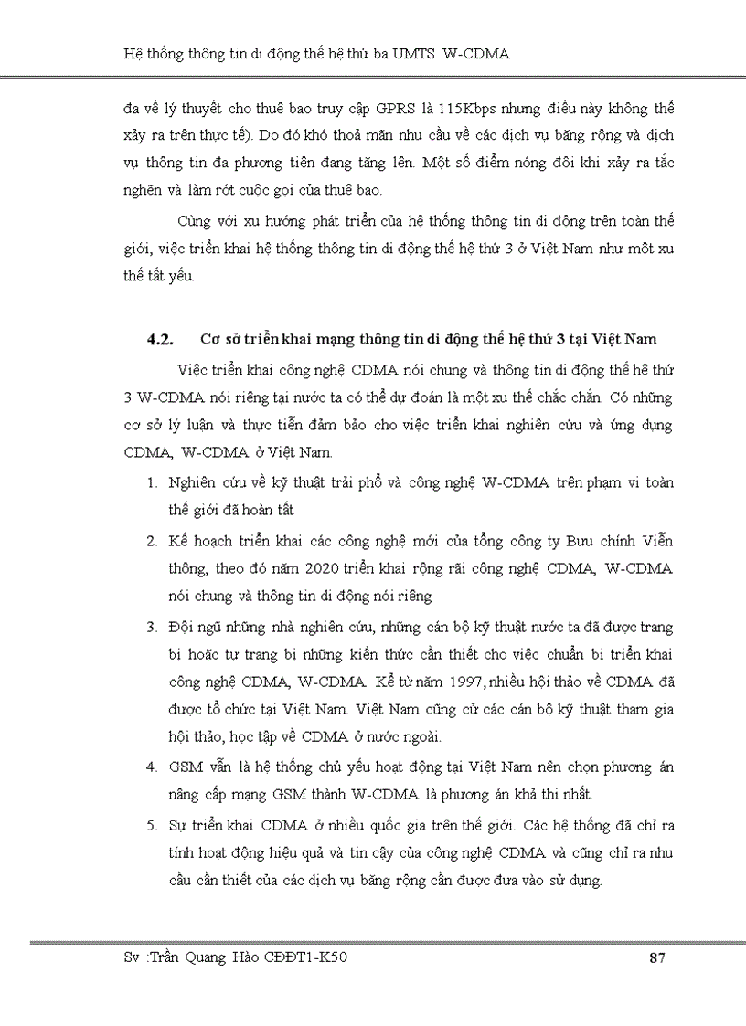 image for page Hệ thống thông tin di động thế hệ thứ ba UMTS W CDMA