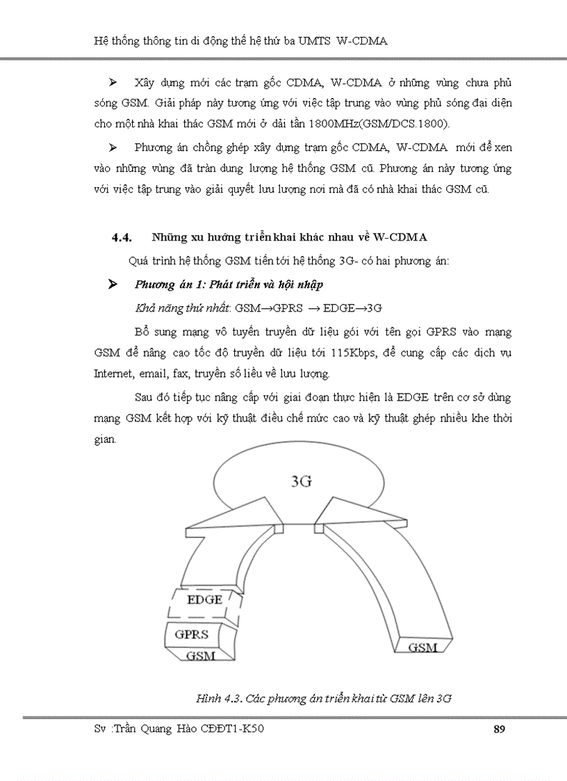 image for page Hệ thống thông tin di động thế hệ thứ ba UMTS W CDMA