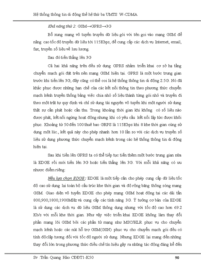 image for page Hệ thống thông tin di động thế hệ thứ ba UMTS W CDMA