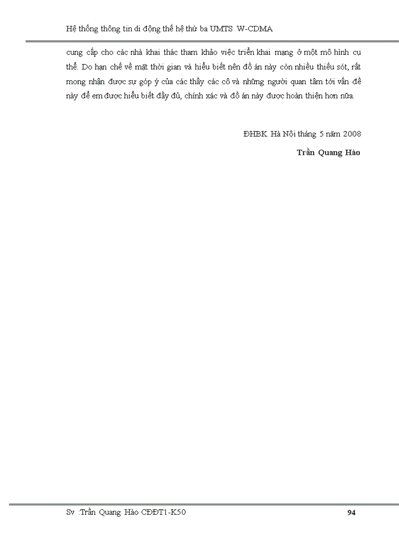 image for page Hệ thống thông tin di động thế hệ thứ ba UMTS W CDMA