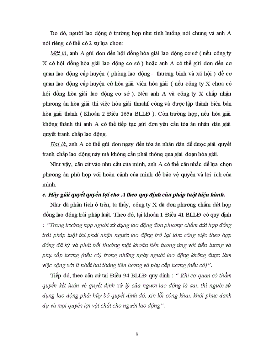 image for page Bài tập lớn môn luật lao động