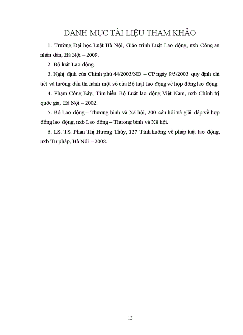 image for page Bài tập lớn môn luật lao động