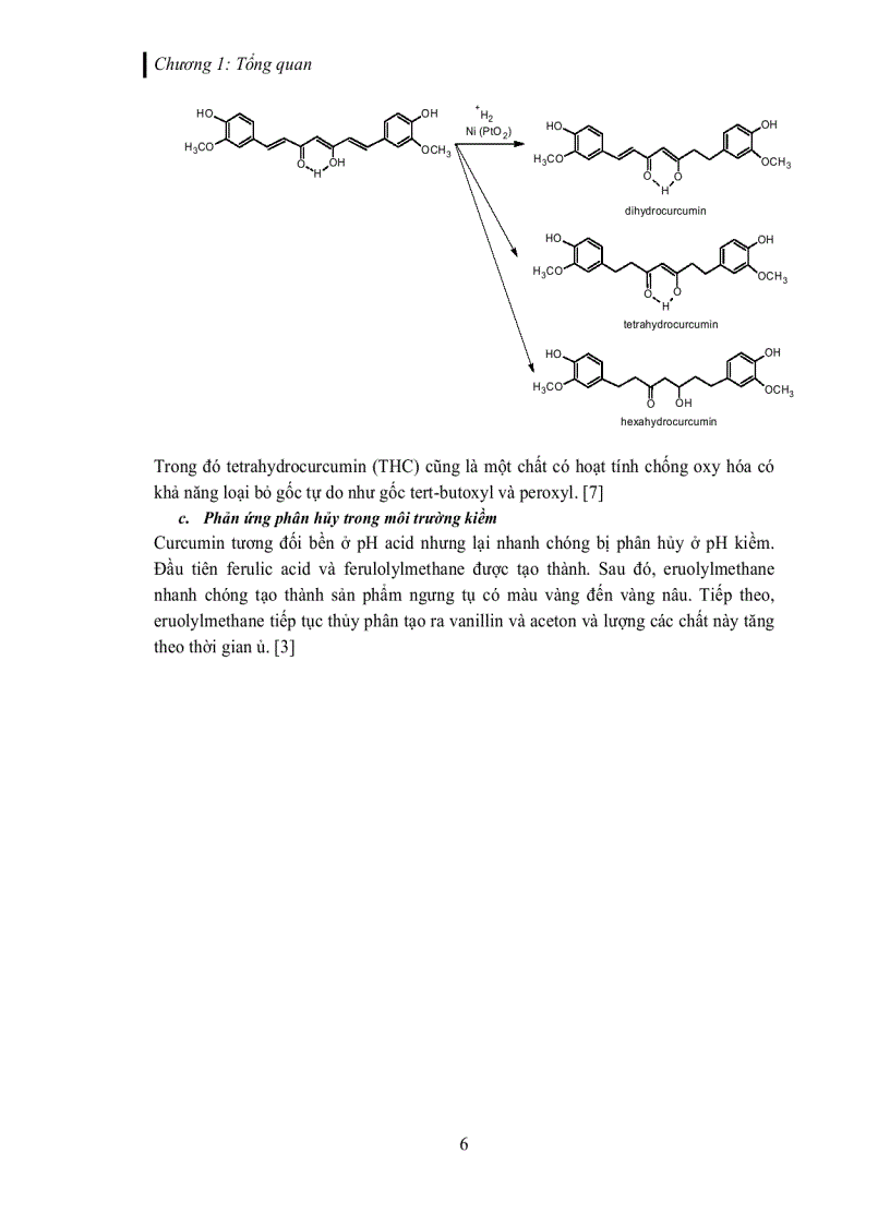 image for page Tách và tinh chế các dẫn xuất curcuminoid trích từ củ nghệ vàng Curcuma longa L