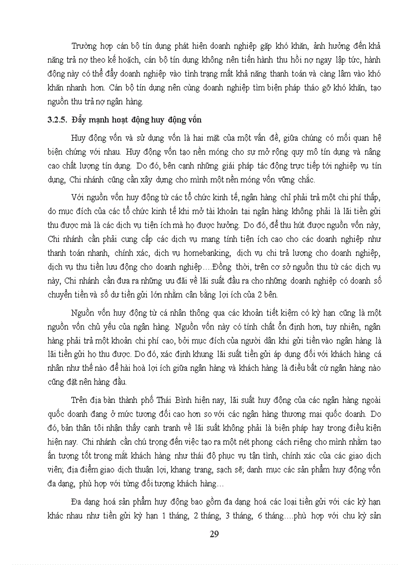 image for page Một số giải pháp nhằm nâng cao chất lượng hoạt động tín dụng tại Ngân hàng thương mại cổ phần Đông Á CN Thái Bình