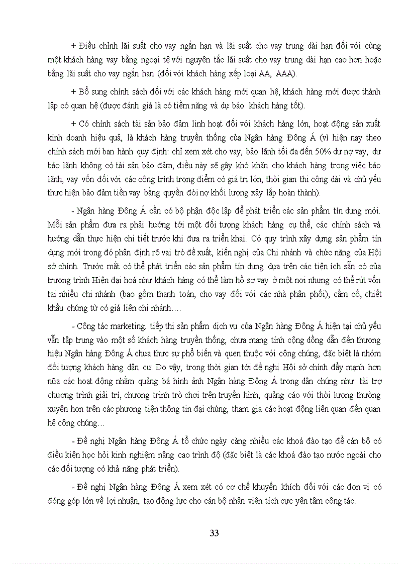 image for page Một số giải pháp nhằm nâng cao chất lượng hoạt động tín dụng tại Ngân hàng thương mại cổ phần Đông Á CN Thái Bình