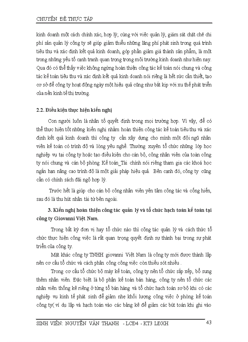 image for page Hạch toán kế toán tiêu thụ và xác định kết quả kinh doanh tại công ty TNHH Gioovanni Việt Nam