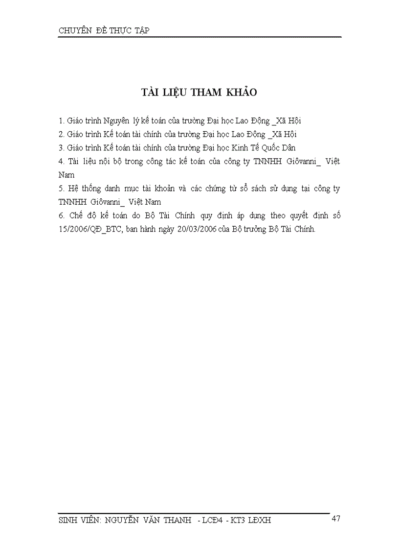 image for page Hạch toán kế toán tiêu thụ và xác định kết quả kinh doanh tại công ty TNHH Gioovanni Việt Nam