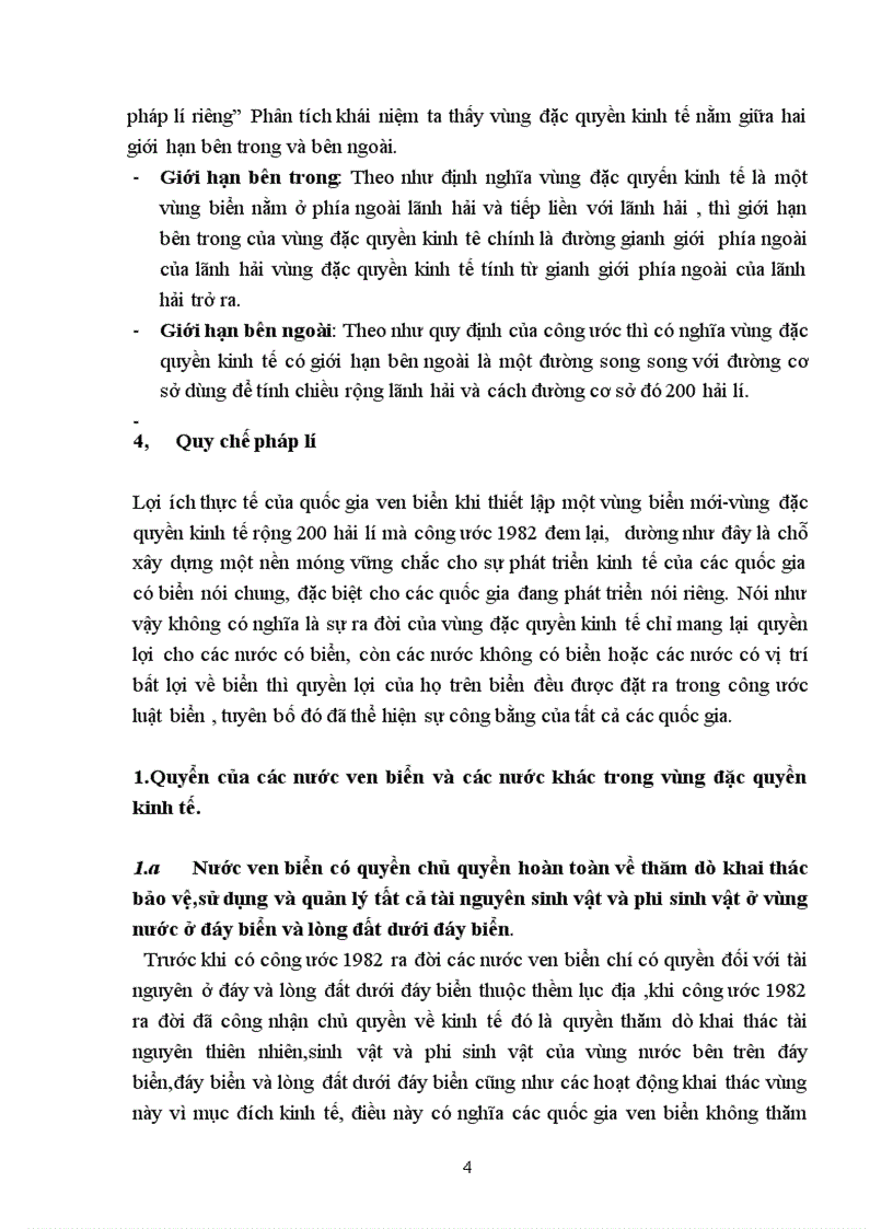 image for page Chứng minh rằng trong cách xác định và quy chế pháp lý của một vùng biển theo quy định của Công ước luật biển 1982 luôn thể hiện sự dung hòa về lợi ích giữa các quốc gia