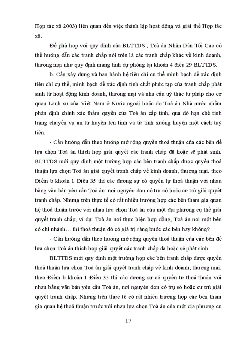 image for page Thực tiễn giải quyết các tranh chấp kinh tế thương mại tại Tòa án