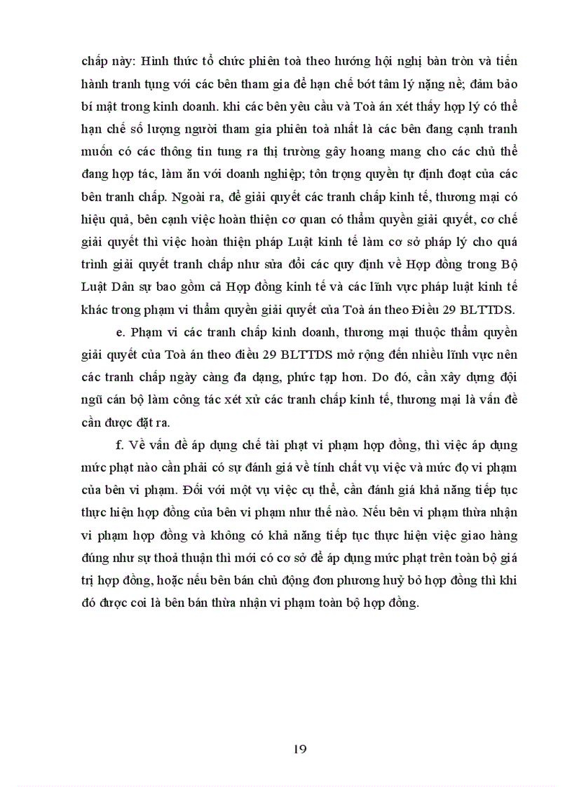 image for page Thực tiễn giải quyết các tranh chấp kinh tế thương mại tại Tòa án