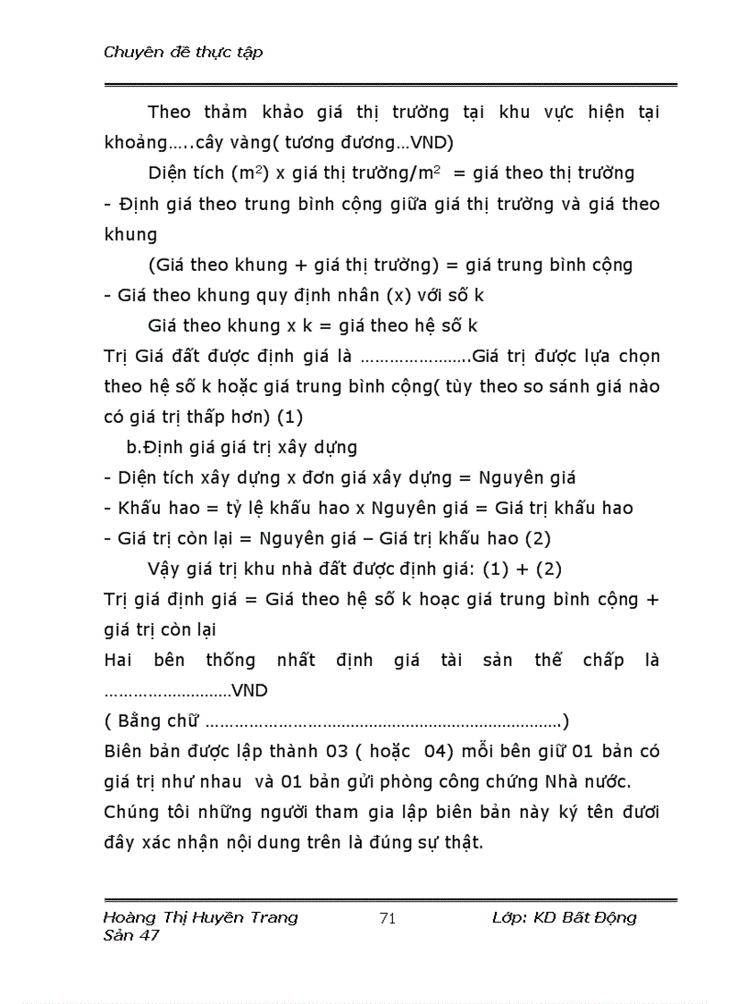 image for page Hoàn thiện công tác định giá đất tại ngân hàng tmcp kỹ thương TechcomBank