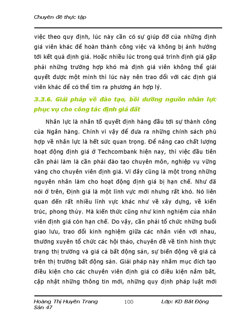 image for page Hoàn thiện công tác định giá đất tại ngân hàng tmcp kỹ thương TechcomBank