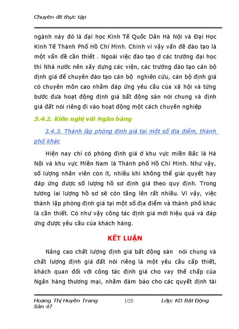 image for page Hoàn thiện công tác định giá đất tại ngân hàng tmcp kỹ thương TechcomBank