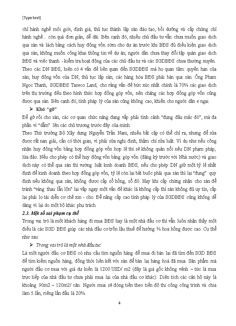image for page Phân tích thực trạng hoạt động của sàn giao dịch bất động sản ở nước ta hiện nay Đưa ra những giải pháp nhằm nâng cao hiệu quả thực thi pháp luật đối với hoạt động của sàn giao dịch BĐ