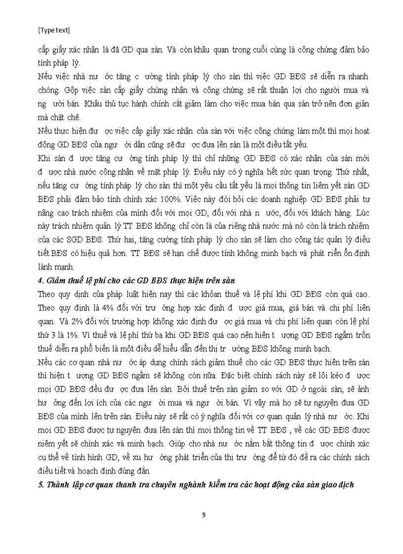 image for page Phân tích thực trạng hoạt động của sàn giao dịch bất động sản ở nước ta hiện nay Đưa ra những giải pháp nhằm nâng cao hiệu quả thực thi pháp luật đối với hoạt động của sàn giao dịch BĐ