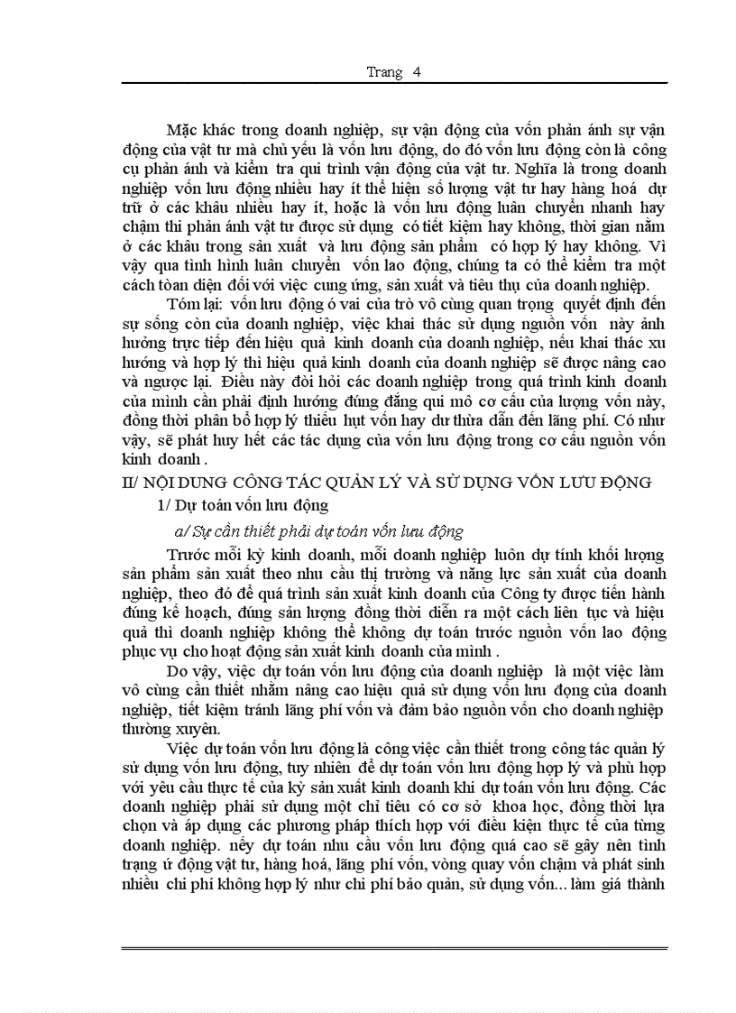 image for page Tài Phân tích tình hình quản lý và sử dụng vốn lưu động tại Công ty Hữu Nghị Đà Nẵng