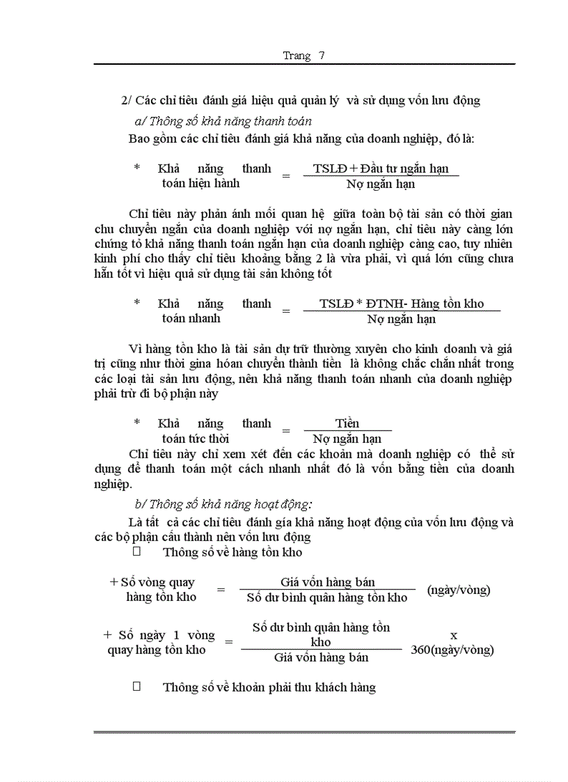 image for page Tài Phân tích tình hình quản lý và sử dụng vốn lưu động tại Công ty Hữu Nghị Đà Nẵng