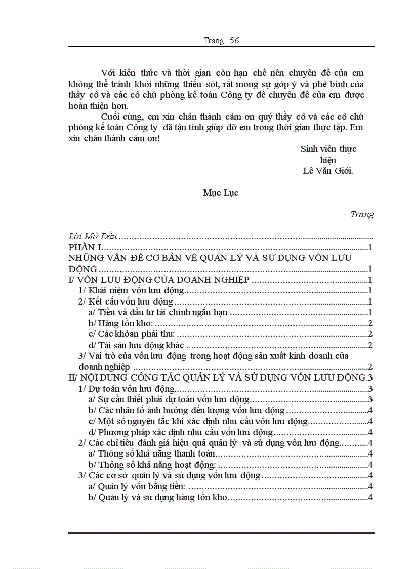 image for page Tài Phân tích tình hình quản lý và sử dụng vốn lưu động tại Công ty Hữu Nghị Đà Nẵng